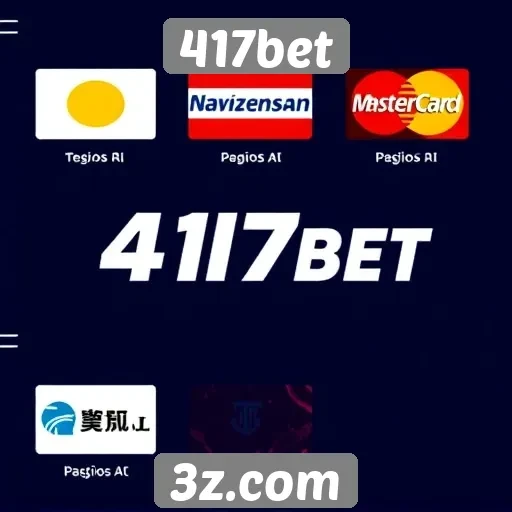 Métodos de pagamento disponíveis no 417bet